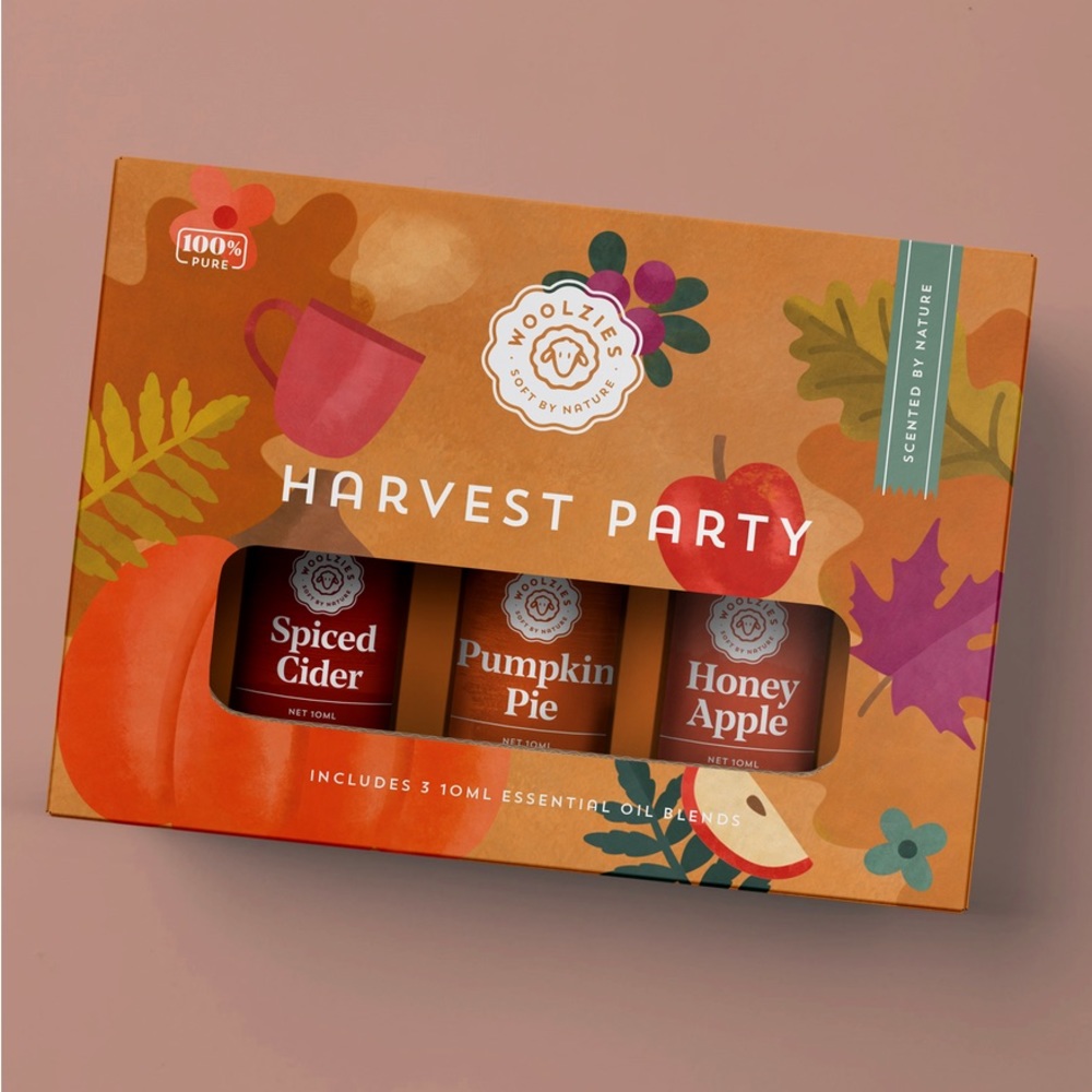 Woolzies Harvest Party Fall Essential Oil Set of 3
